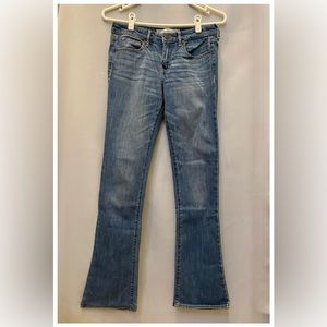 Abercrombie & Fitch, bootcut jeans, washed out blue, size 2S